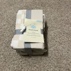 Cloud Island Pack and Play Sheets brand new